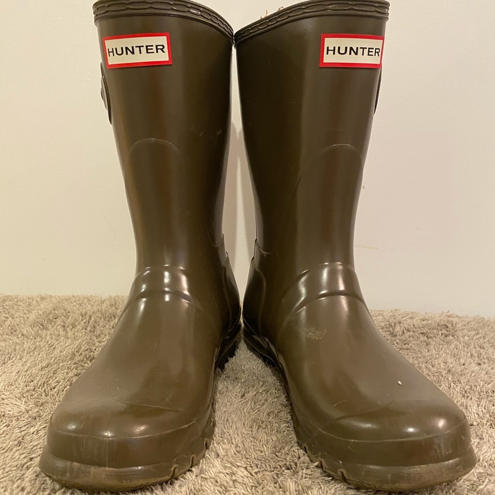 Forest Green Hunter Rain Boots